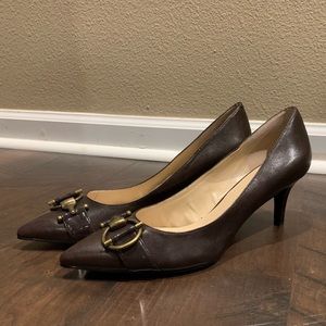 Nine West Brown Pumps